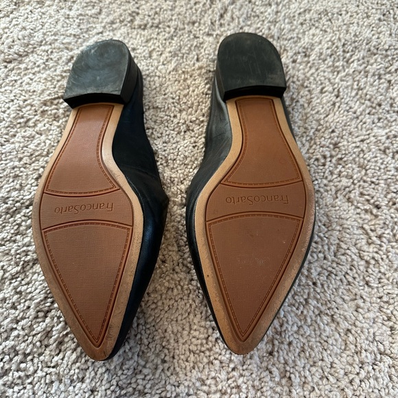 FRANCO SARTO Sela Slip On Black Leather Mule - Picture 5 of 6